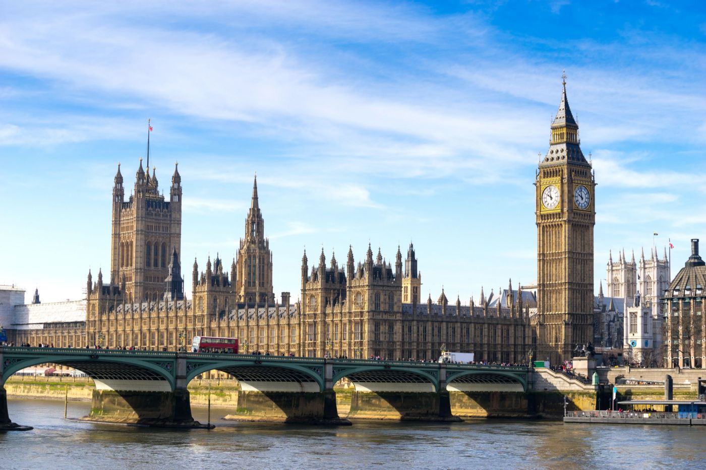 Big Ben and Westminster Abbey, London